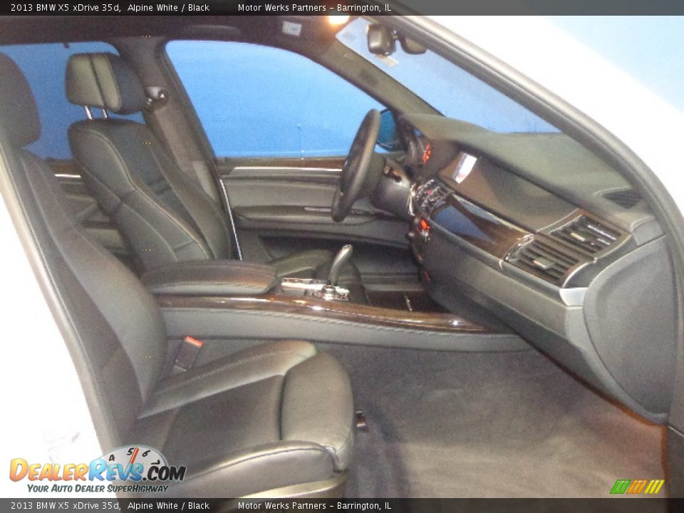 2013 BMW X5 xDrive 35d Alpine White / Black Photo #28