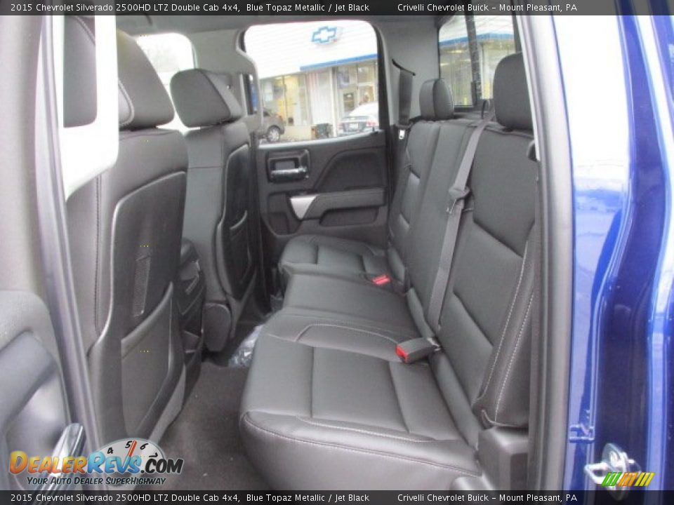 2015 Chevrolet Silverado 2500HD LTZ Double Cab 4x4 Blue Topaz Metallic / Jet Black Photo #23