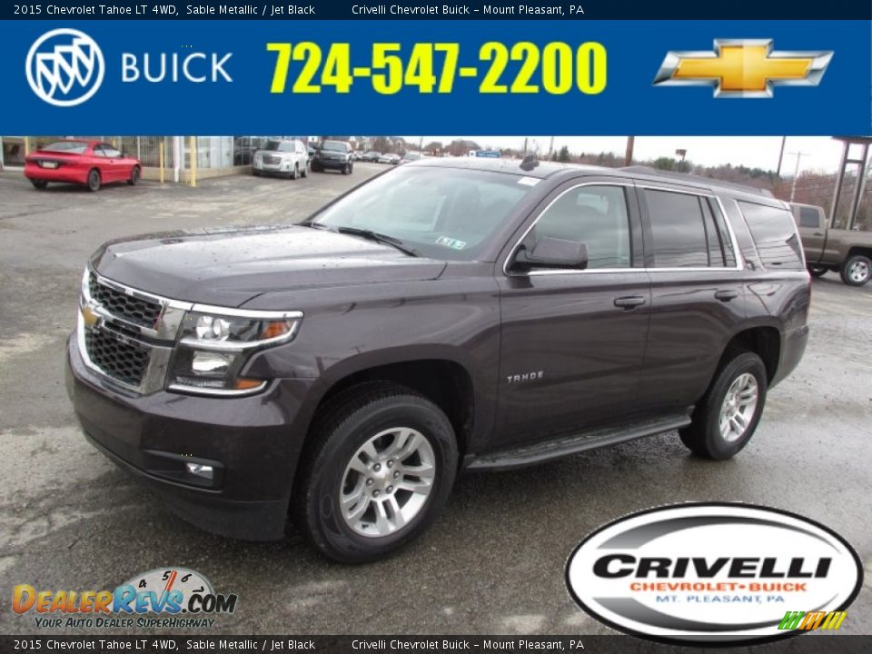 2015 Chevrolet Tahoe LT 4WD Sable Metallic / Jet Black Photo #1