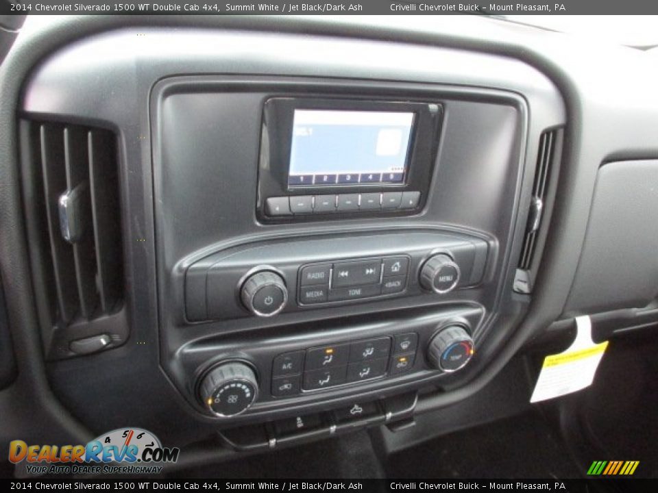 2014 Chevrolet Silverado 1500 WT Double Cab 4x4 Summit White / Jet Black/Dark Ash Photo #12