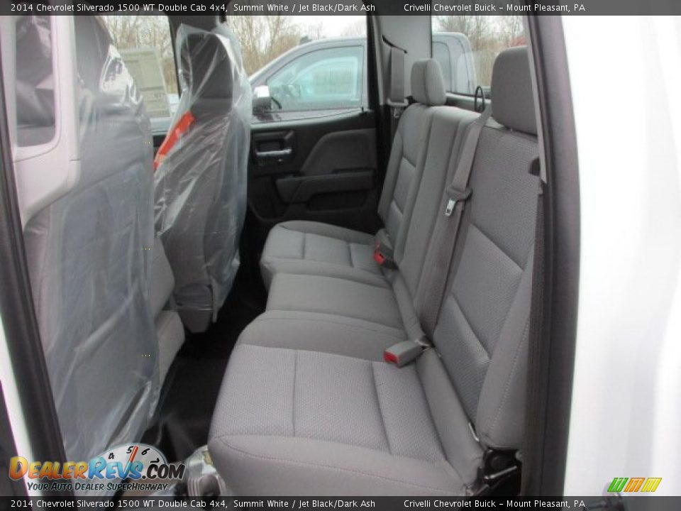 2014 Chevrolet Silverado 1500 WT Double Cab 4x4 Summit White / Jet Black/Dark Ash Photo #14