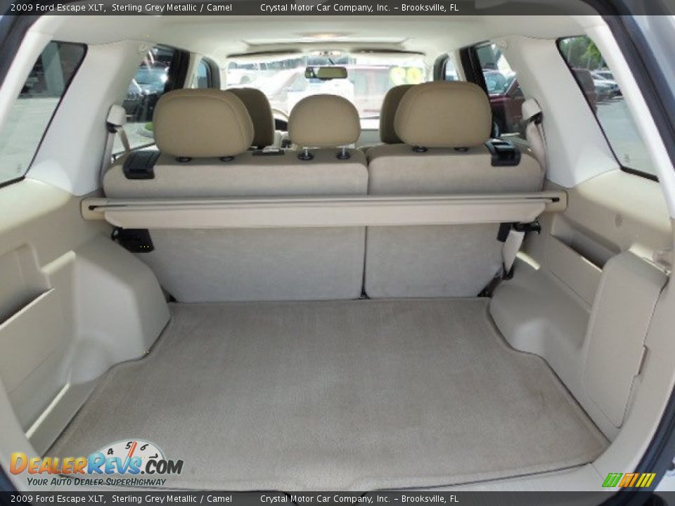 2009 Ford Escape XLT Sterling Grey Metallic / Camel Photo #7