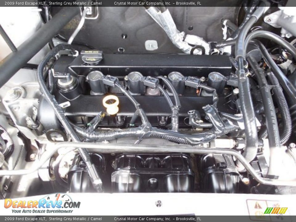 2009 Ford Escape XLT Sterling Grey Metallic / Camel Photo #17