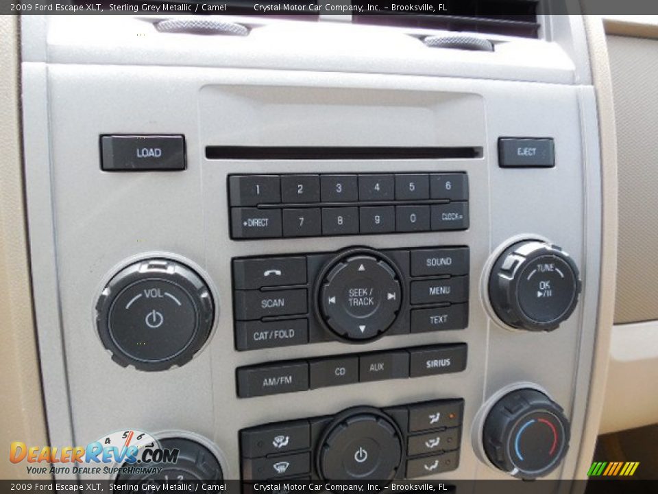 2009 Ford Escape XLT Sterling Grey Metallic / Camel Photo #20