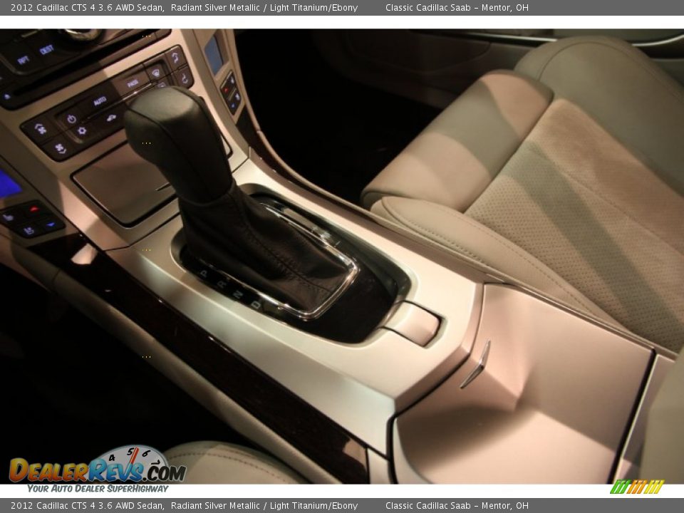 2012 Cadillac CTS 4 3.6 AWD Sedan Radiant Silver Metallic / Light Titanium/Ebony Photo #17