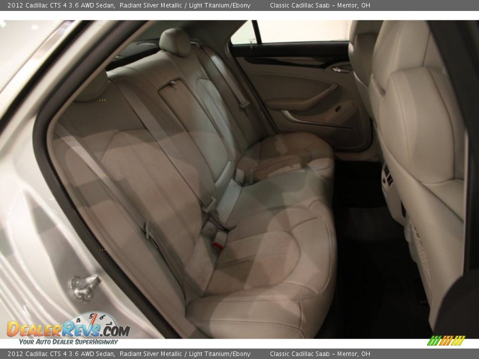 2012 Cadillac CTS 4 3.6 AWD Sedan Radiant Silver Metallic / Light Titanium/Ebony Photo #20