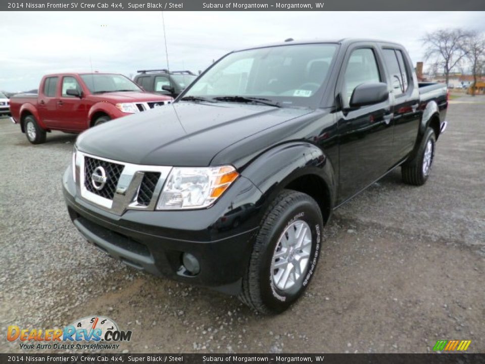 2014 Nissan Frontier SV Crew Cab 4x4 Super Black / Steel Photo #3