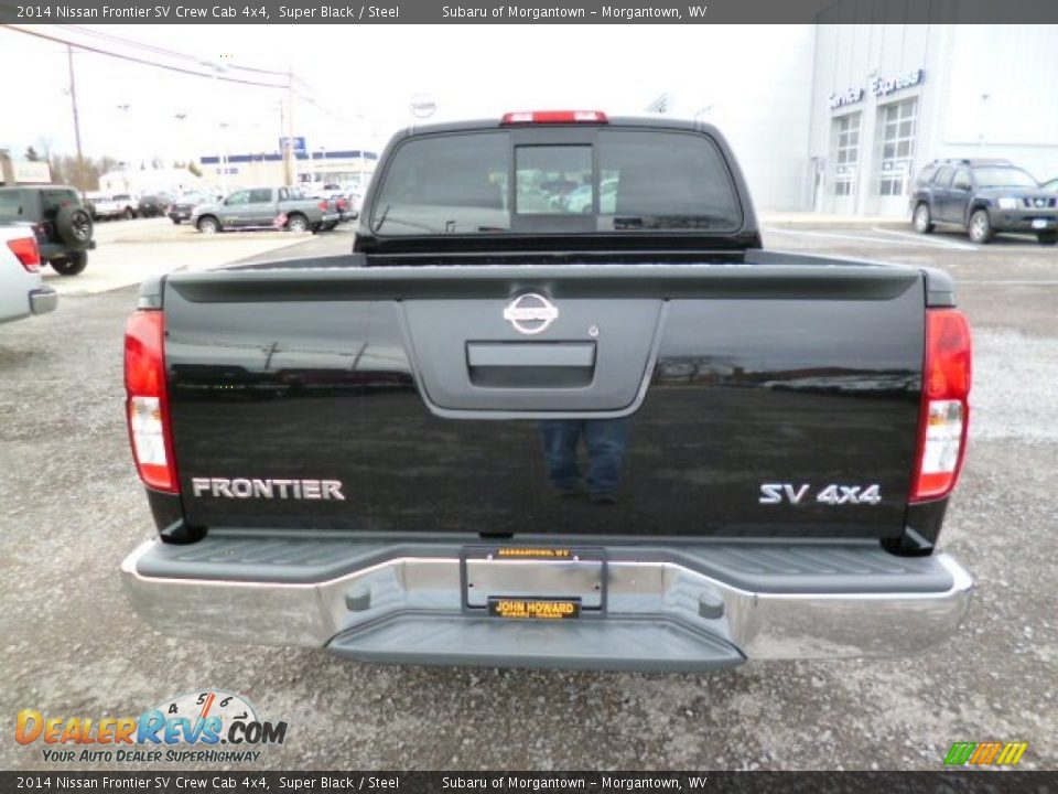 2014 Nissan Frontier SV Crew Cab 4x4 Super Black / Steel Photo #6
