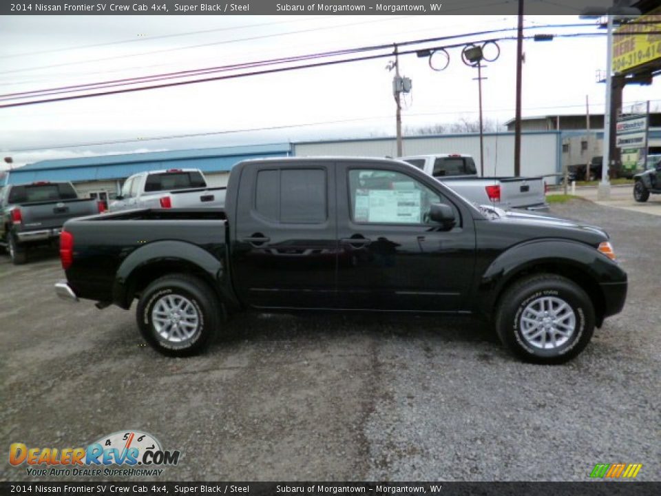 2014 Nissan Frontier SV Crew Cab 4x4 Super Black / Steel Photo #8