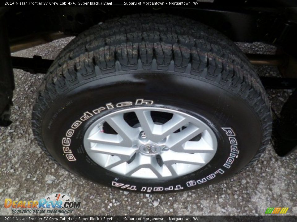2014 Nissan Frontier SV Crew Cab 4x4 Super Black / Steel Photo #9