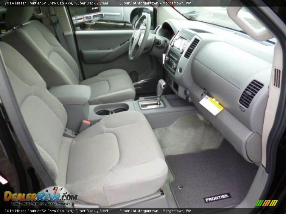2014 Nissan Frontier SV Crew Cab 4x4 Super Black / Steel Photo #10