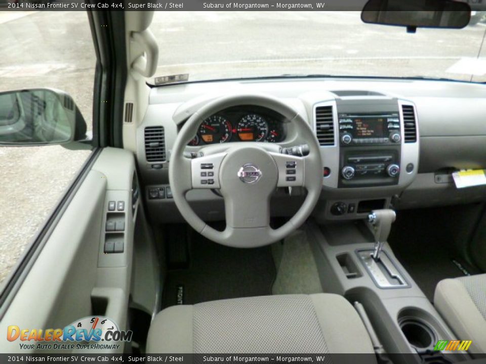 2014 Nissan Frontier SV Crew Cab 4x4 Super Black / Steel Photo #15