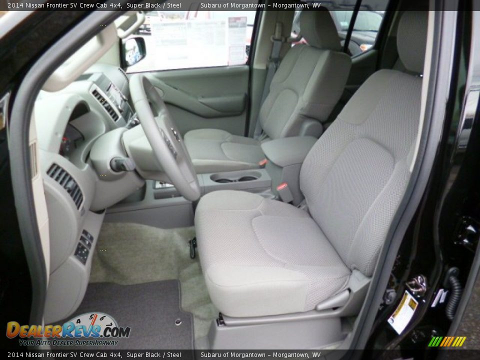 2014 Nissan Frontier SV Crew Cab 4x4 Super Black / Steel Photo #16