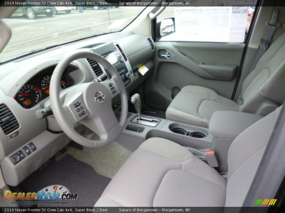 2014 Nissan Frontier SV Crew Cab 4x4 Super Black / Steel Photo #17