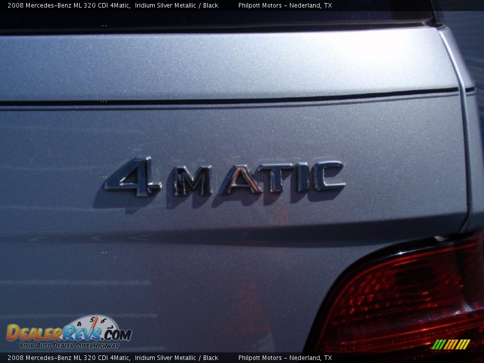 2008 Mercedes-Benz ML 320 CDI 4Matic Iridium Silver Metallic / Black Photo #19