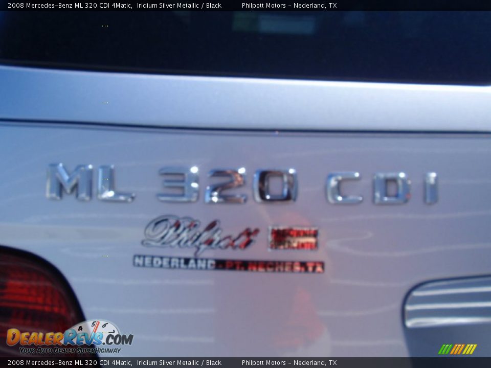 2008 Mercedes-Benz ML 320 CDI 4Matic Iridium Silver Metallic / Black Photo #21