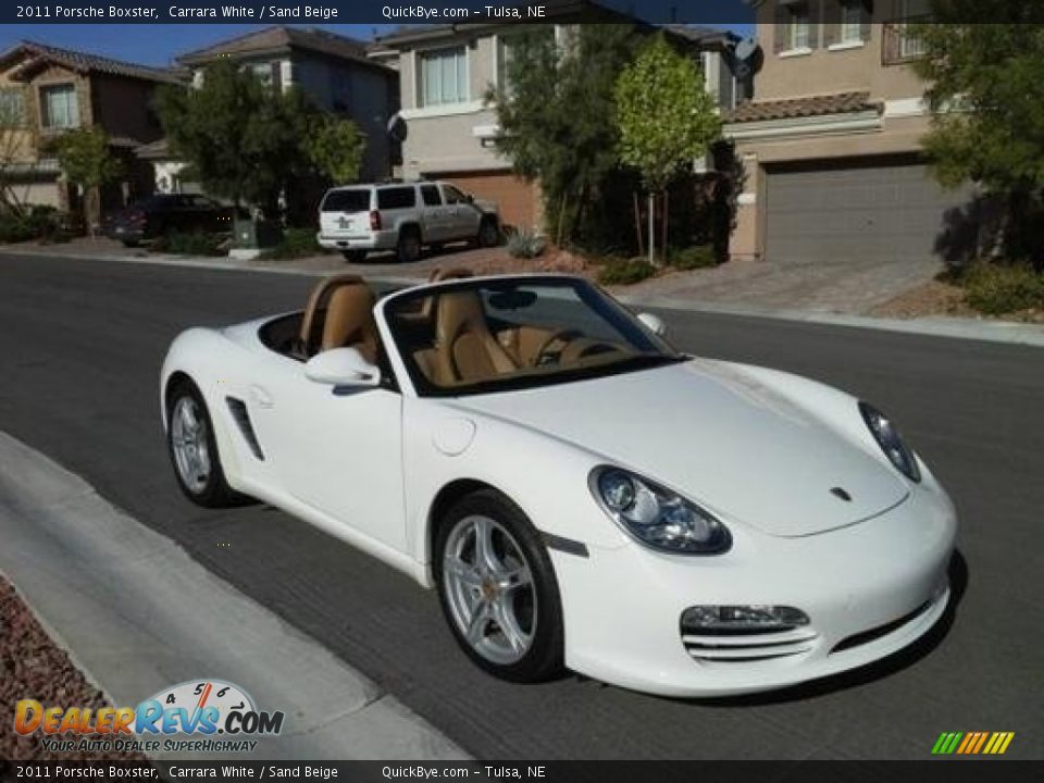 2011 Porsche Boxster Carrara White / Sand Beige Photo #1