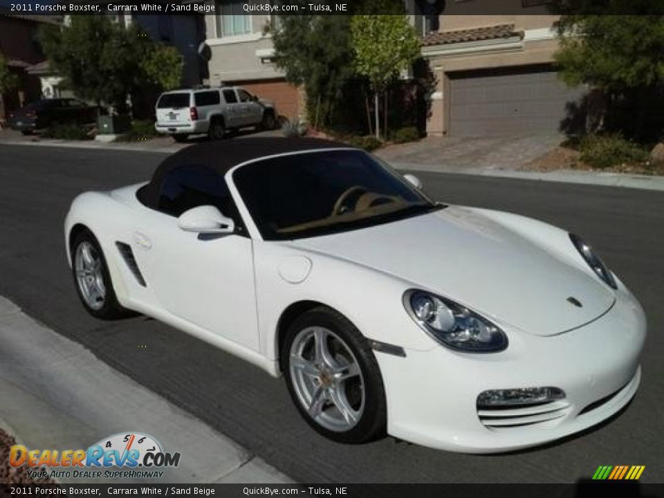 2011 Porsche Boxster Carrara White / Sand Beige Photo #2