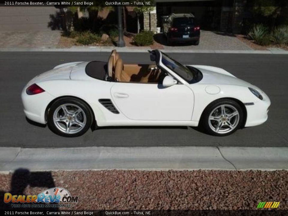 2011 Porsche Boxster Carrara White / Sand Beige Photo #3
