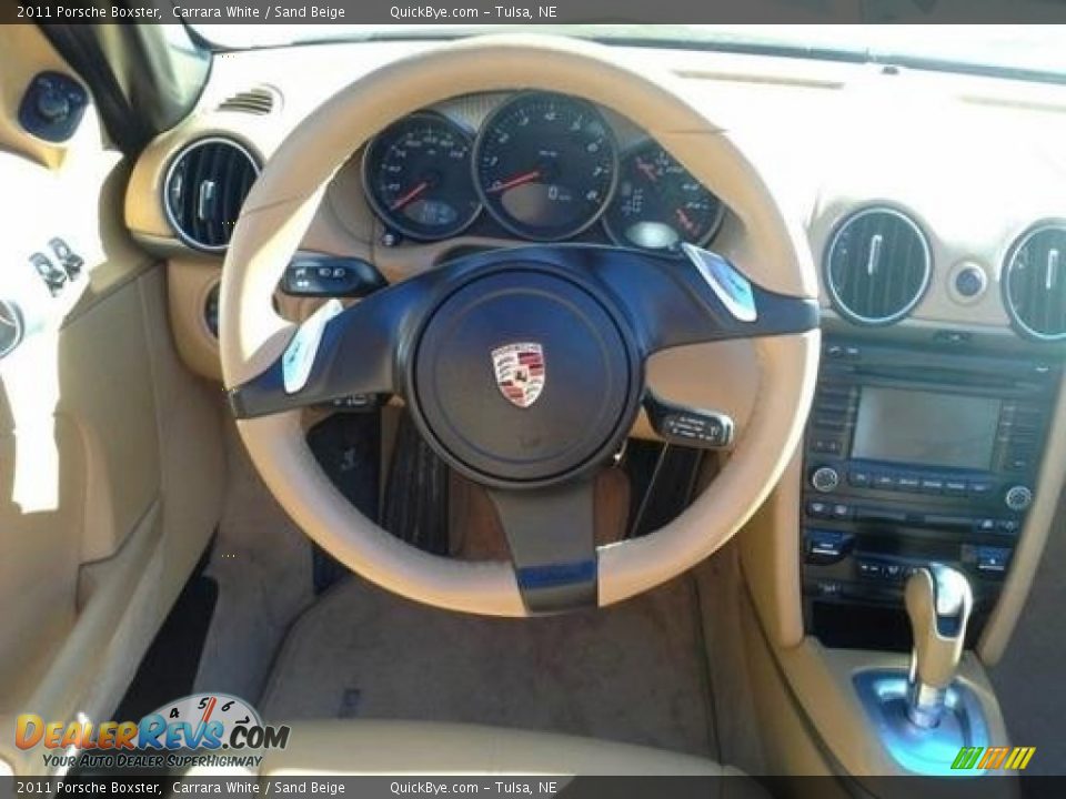 2011 Porsche Boxster Carrara White / Sand Beige Photo #6