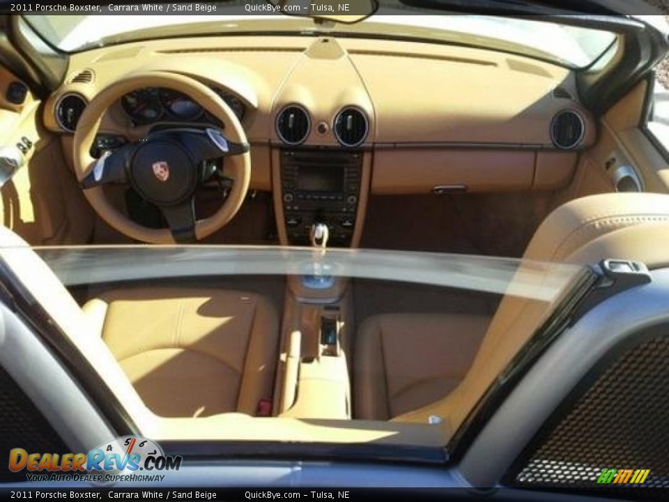 2011 Porsche Boxster Carrara White / Sand Beige Photo #7