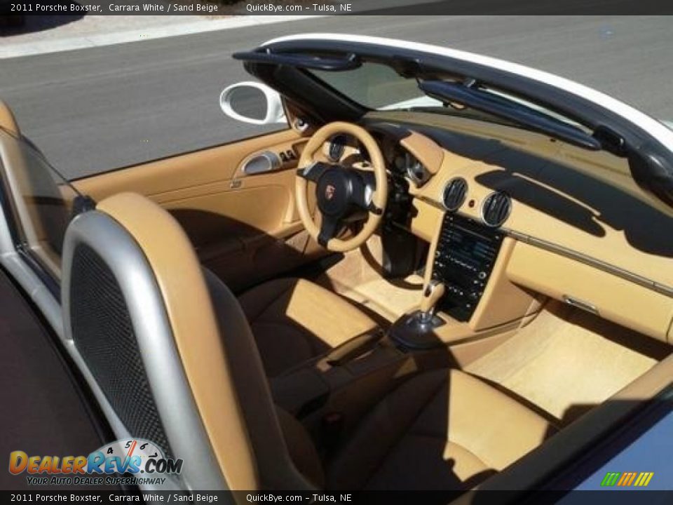 2011 Porsche Boxster Carrara White / Sand Beige Photo #8