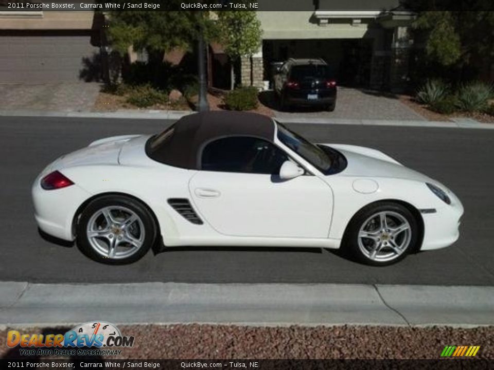 2011 Porsche Boxster Carrara White / Sand Beige Photo #9