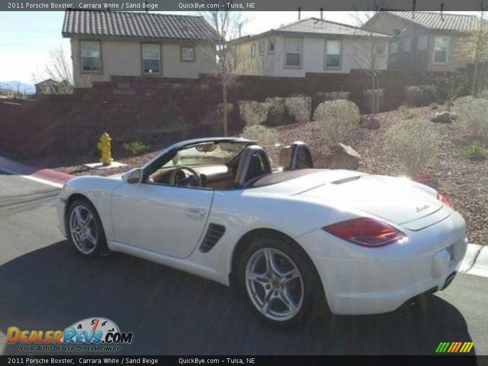 2011 Porsche Boxster Carrara White / Sand Beige Photo #10