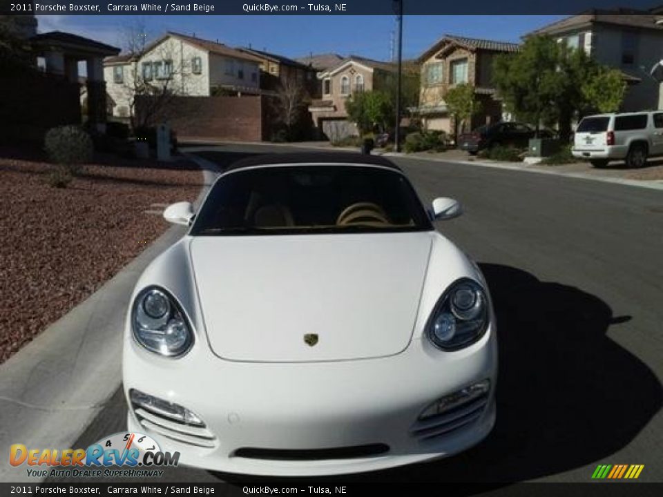 2011 Porsche Boxster Carrara White / Sand Beige Photo #11