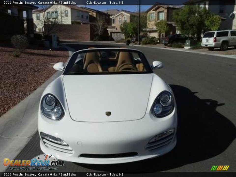 2011 Porsche Boxster Carrara White / Sand Beige Photo #12