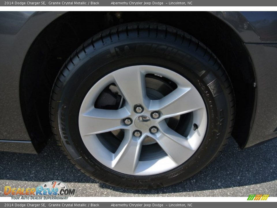 2014 Dodge Charger SE Granite Crystal Metallic / Black Photo #19