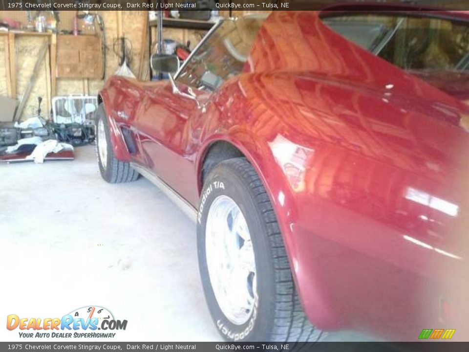 1975 Chevrolet Corvette Stingray Coupe Dark Red / Light Neutral Photo #3