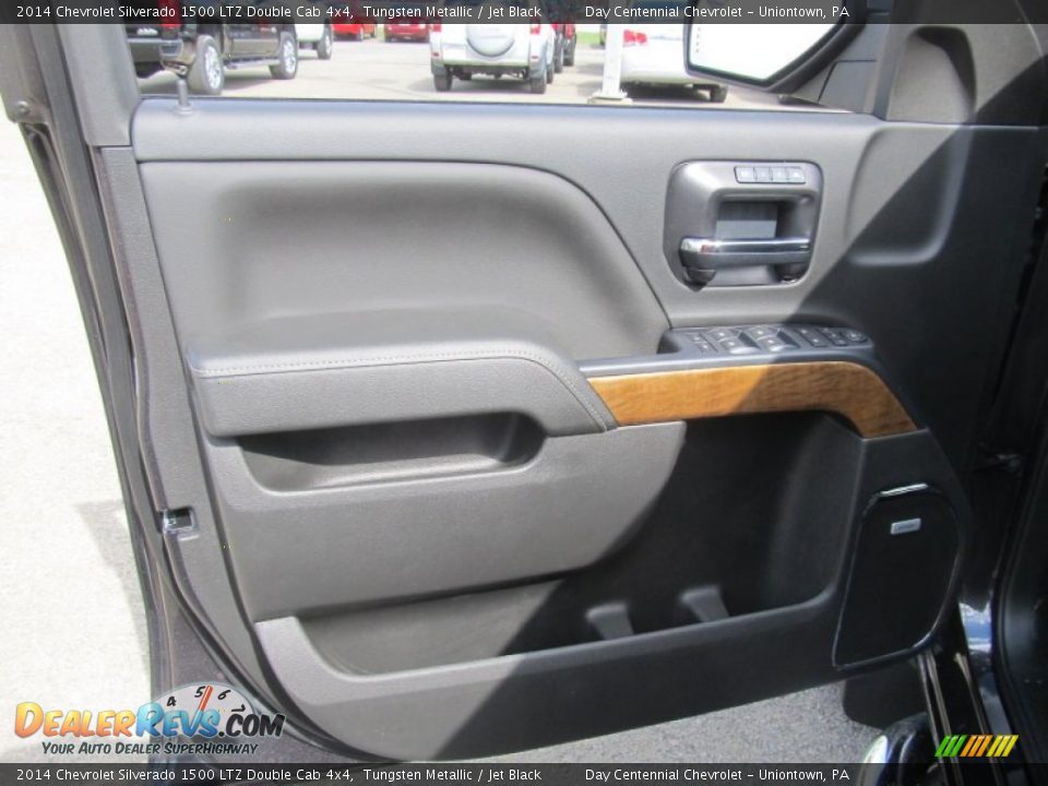 2014 Chevrolet Silverado 1500 LTZ Double Cab 4x4 Tungsten Metallic / Jet Black Photo #10