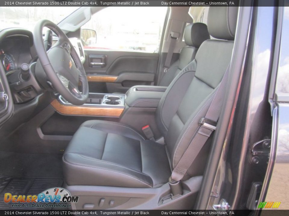 Front Seat of 2014 Chevrolet Silverado 1500 LTZ Double Cab 4x4 Photo #11