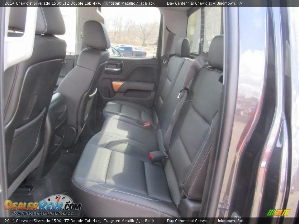 Rear Seat of 2014 Chevrolet Silverado 1500 LTZ Double Cab 4x4 Photo #12