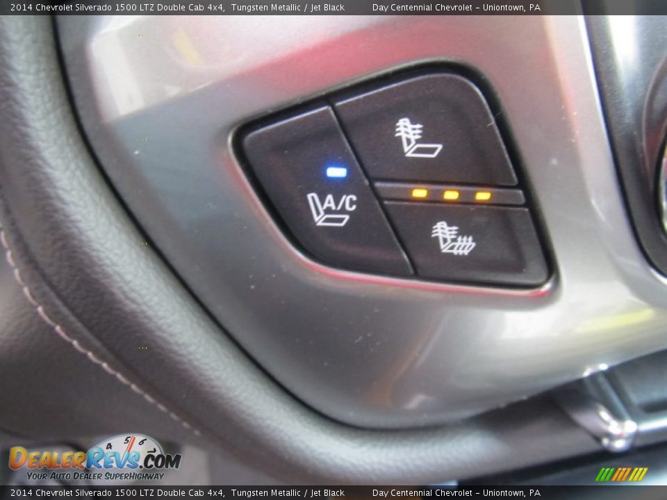 2014 Chevrolet Silverado 1500 LTZ Double Cab 4x4 Tungsten Metallic / Jet Black Photo #16