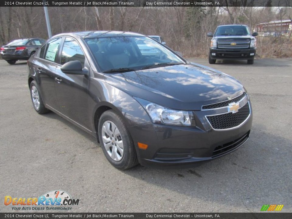 2014 Chevrolet Cruze LS Tungsten Metallic / Jet Black/Medium Titanium Photo #7