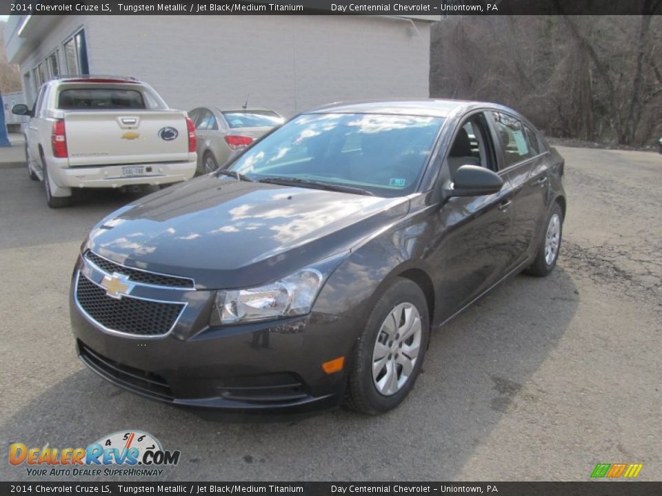 2014 Chevrolet Cruze LS Tungsten Metallic / Jet Black/Medium Titanium Photo #9