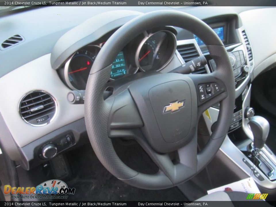 2014 Chevrolet Cruze LS Tungsten Metallic / Jet Black/Medium Titanium Photo #13