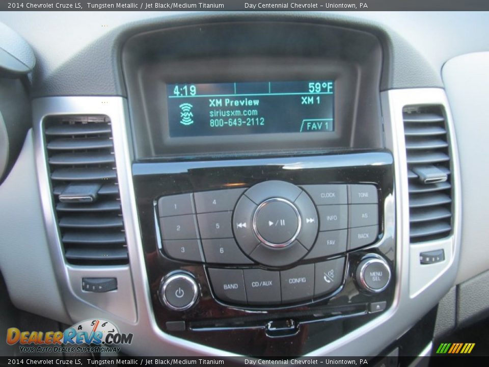 2014 Chevrolet Cruze LS Tungsten Metallic / Jet Black/Medium Titanium Photo #15