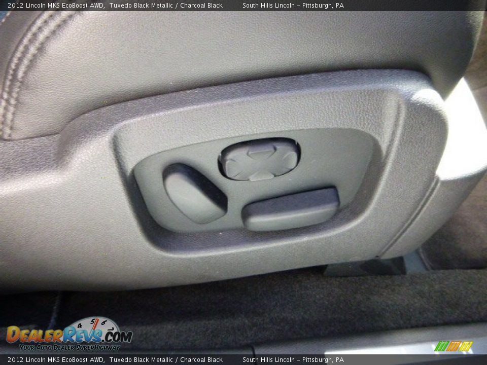 2012 Lincoln MKS EcoBoost AWD Tuxedo Black Metallic / Charcoal Black Photo #12