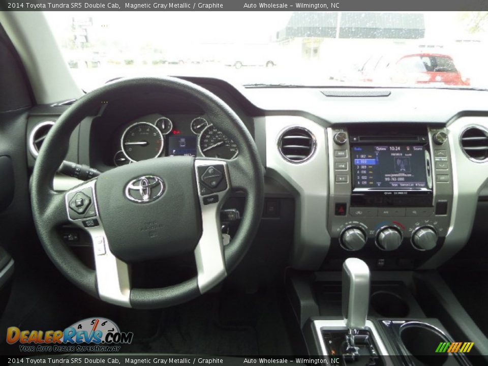 2014 Toyota Tundra SR5 Double Cab Magnetic Gray Metallic / Graphite Photo #15