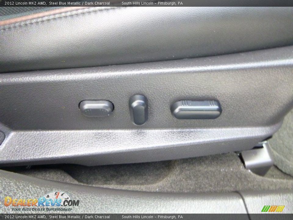2012 Lincoln MKZ AWD Steel Blue Metallic / Dark Charcoal Photo #12