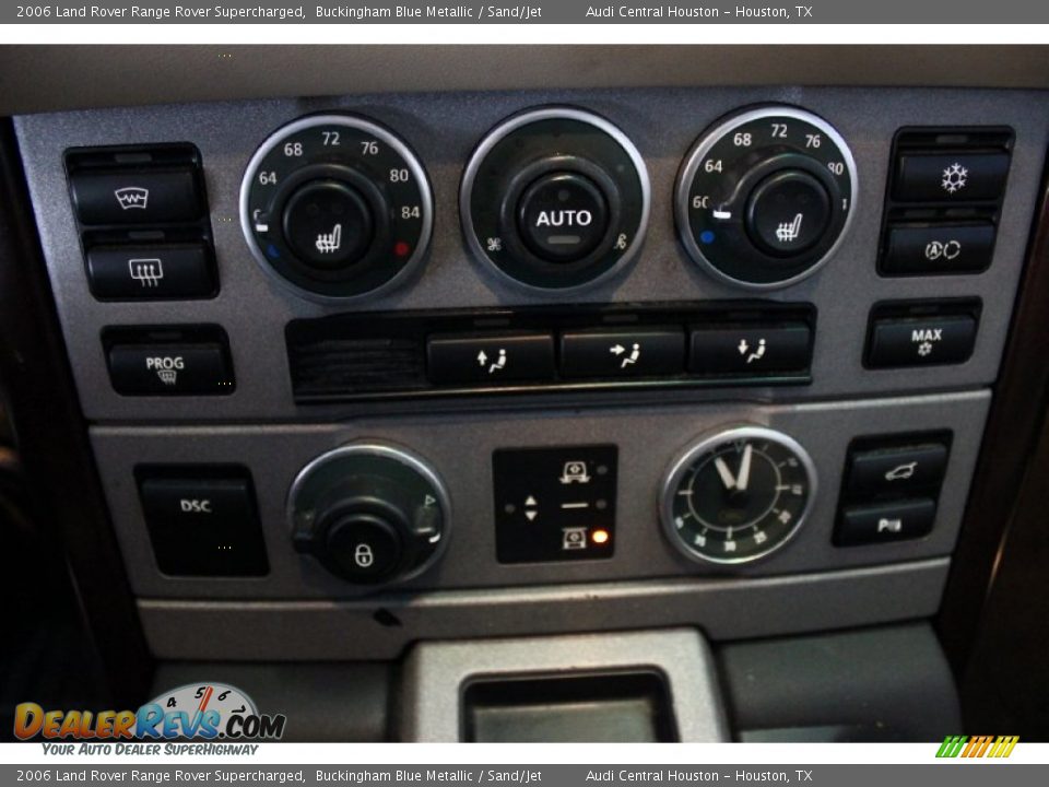 2006 Land Rover Range Rover Supercharged Buckingham Blue Metallic / Sand/Jet Photo #17