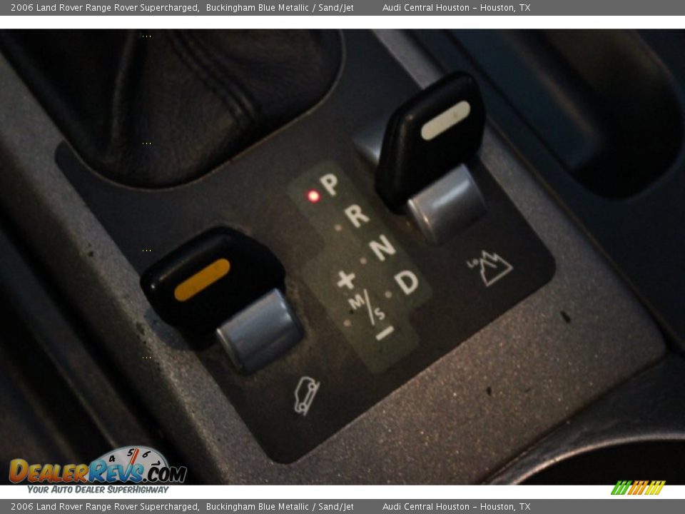 2006 Land Rover Range Rover Supercharged Buckingham Blue Metallic / Sand/Jet Photo #18