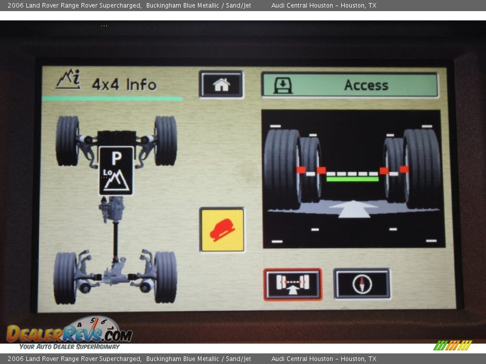 2006 Land Rover Range Rover Supercharged Buckingham Blue Metallic / Sand/Jet Photo #19