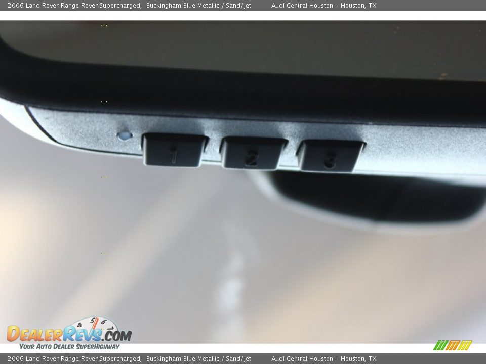 2006 Land Rover Range Rover Supercharged Buckingham Blue Metallic / Sand/Jet Photo #21