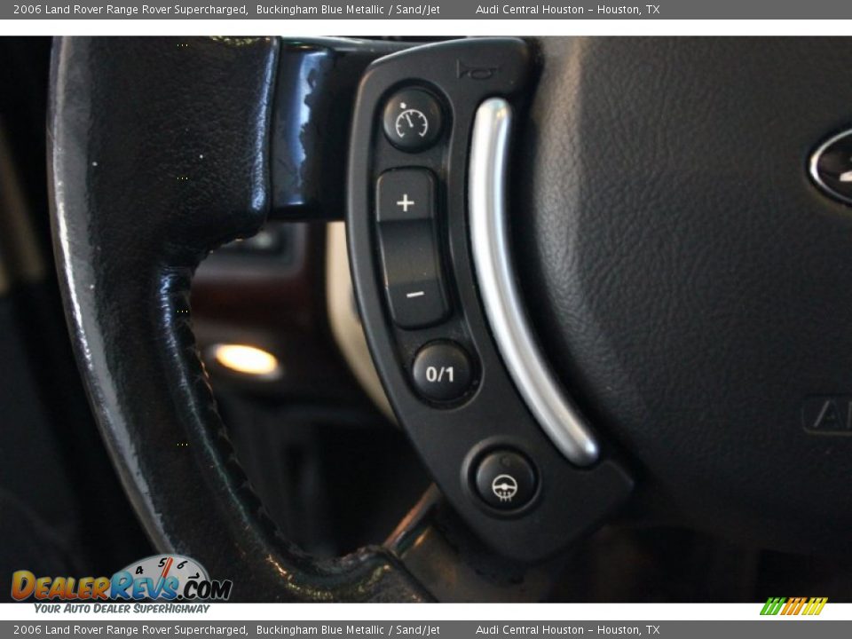 2006 Land Rover Range Rover Supercharged Buckingham Blue Metallic / Sand/Jet Photo #22