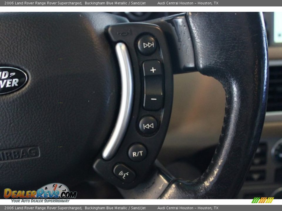 2006 Land Rover Range Rover Supercharged Buckingham Blue Metallic / Sand/Jet Photo #23