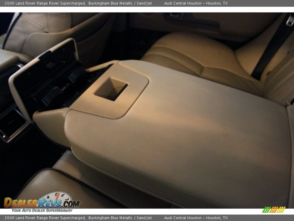 2006 Land Rover Range Rover Supercharged Buckingham Blue Metallic / Sand/Jet Photo #29